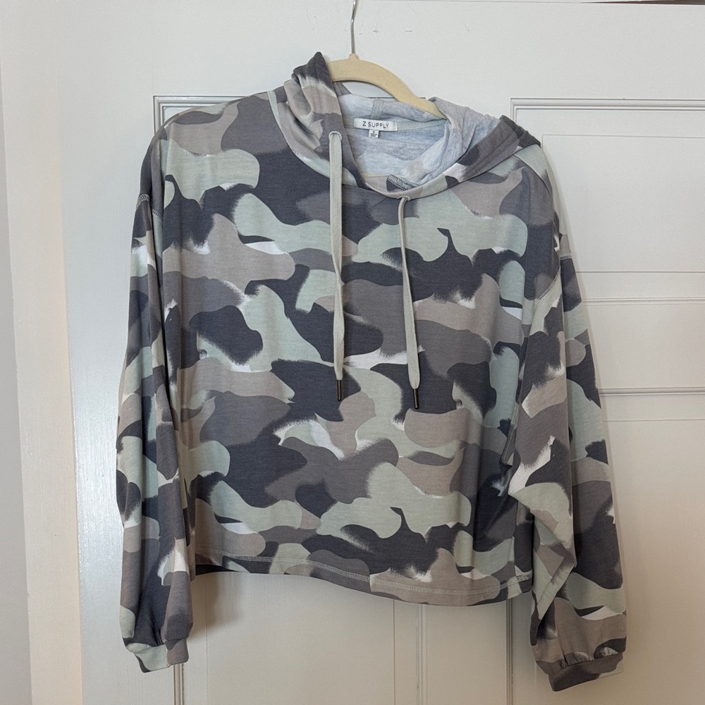 Z supply crop hoodie